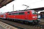 DB Regio 111 194 am 02.04.19 in Hanau Hbf als RB nach Bad Soden Salmünster