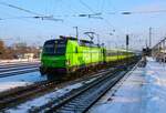 ELL/FLIXTRAIN Siemens Vectron 193 943-8 mit FLX1243 in Hanau Hbf am 20.01.24