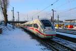 DB Fernverkehr ICE4 (412 xxx) am 20.01.24 in Hanau Hbf