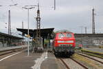 Die MZE 218 451-3 pausierte am 05.07.2024 in Hanau Hbf.