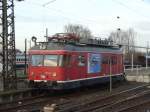 BSM (Bahnservice Mannheim) Turmtriebwagen 701 076 am 07.12.15 in Hanau Hbf vom Bahnsteig aus fotografiert