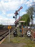 Ein Zwergsignal am 08.04.16 in Hanau Hbf