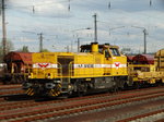 H.F. Wiebe Vossloh G1700 BB Lok 12 (277 018-8) am 08.04.16 in Hanau Hbf vom Bahnsteig aus fotografiert