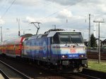 DB Regio Franken 146 247-2 Vernetzt in die Zukunft Werbung am 08.04.16 in Hanau Hbf