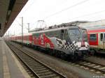 115 509-2 Werbelok  80 Jahre Auto im Zug  in Hannover Hbf am 12.04.2013