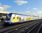 METRONOM Bombardier Doppelstocksteuerwagen am 17.11.17 in Hannover Hbf