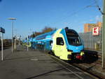 WestfalenBahn Stadler KISS ET 603 (445 003-7) in Hannover Hbf am 17.11.17 