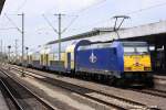 146 521 mit einem Metronom am 20.06.2011 in Hannover HBF.