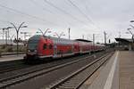 Am 02.10.2017 erreicht RB15355 aus Frankfurt ihren Endbahnhof Heidelberg.