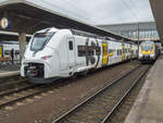 S-Bahn Rhein-Neckar ET 463 052-1 mit S51 nach Aglasterhausen in Heidelberg Hbf, 06.01.2020.