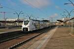 S-Bahn Rhein Neckar Siemens Mireo 463 074-5 am 10.01.22 in Heidelberg Hbf