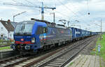 SBBC 193 532 mit einem Kastelzug  in Pfaffengrund/Wieblingen gen Heidelberg Hbf.