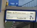 ND nach Frankfurt a.