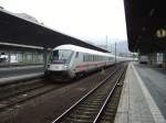 Ein EC in Heidelberg Hbf am 28.01.11