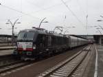 MRCE/Dispolok Siemens Vectron X4 E-862 (193 862) am 23.01.15 in Heidelberg Hbf mit GATX Kohlewagen