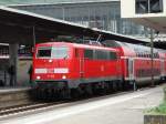 DB Regio Hessen 111 100 am 30.04.15 in Heidelberg Hbf