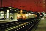 16.Januar 1993 Hbf.Heilbronn 114 491-4 (BW TS1) Lok nur Hg.120 Km/h ex. 112 491-6 (Bw AE 1) mit E3856 von Stuttgart wird in Heilbronn abgehängt und geht mit BR 216 weiter nach Frankfurt/M letzter Zug