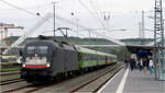 FLIX mit Segelohren -     Ein Flixtrain mit EX 64 U2-026 im Heilbronner Hauptbahnhof.