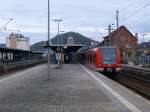 Der 423 345-8 steht abfahrtbereit als S1 nach Plochingen in Herrenberg (2006)