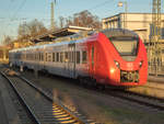 ET 1440 001 mit RB 71 aus Trier in Homburg (Saar), 21.11.2020.