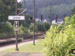 Ausfahrsignale in Richtung Altengronau/Sterbfritz am 14.6.2008.