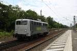 139 558 von Rail Adventure als Tfzf durchfährt den Bahnhof Jüterbog Richtung Berlin.
