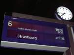 11. Februar 2007 ... der EC nach Strasbourg. Zum Lokumspannen auf eine 181-er ist 15 Minuten Aufenthalt in Karlsruhe Hbf. eingeplant.