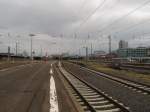 Bahnsteig 10 und 9 in Kassel Hbf; 04.04.2012