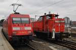 Hier links 101 004-0 mit IC2224 von Köln Hbf.