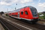 Am Nachmittag des 9.6.2016 wird der RE83 (RE21629) von Kiel Hauptbahnhof nach Lübeck Hauptbahnhof im Startbahnhof bereitgestellt.
