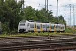 Am 18.06.2016 fuhr TransRegio 460 012-8 als MRB 26 (Köln Hbf - Koblenz Hbf) an dem Rangierbahnhof von Koblenz Lützel vorbei in Richtung Zielbahnhof.