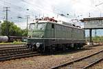 Am 18.06.2016 zeigte sich E40 128 auf der Fahrzeugparade des Sommerfestes vom DB Museum in Koblenz Lützel dem Publikum.