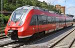 442 501-3  Oberbillig  steht am 21.06.2021 als RB81 (RB12118)  Moseltal-Bahn  nach Trier Hauptbahnhof im Koblenzer Hauptbahnhof.