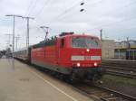 181 210-6 steht mit dem IC 133 Luxemburg - Norddeich Mole am 11.10.2011 in Koblenz Hbf