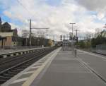 Die Bahnsteige 2 und 3, mit Blick in Richtung Hbf, in Koblenz Stadtmitte; 24.04.2012