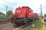 Gravita 261 058-2 neben dem Gelnde des DB Museum Koblenz-Ltzel zusammen mit einer unbekannten DB Schenker 294 am 08.06.2013 abgestellt.