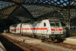 146 572-3 mit IC2 in Köln Hbf, am 16.11.2018.