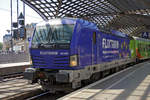 Lokomotive 193 826 am 02.06.2019 bei der Ausfahrt aus dem Kölner Hbf.