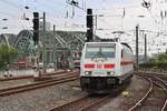 146 563-2 erreicht am 12.07.2019 mit dem IC2046 von Dresden Hauptbahnhof den Kölner Hauptbahnhof. 