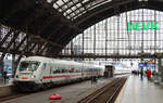 ex-Metropolitan Steuerwagen, Köln Hbf, 10.12.2021, ICE nach Berlin