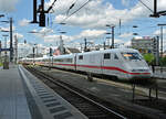 ICE 401 506-3, Ausfahrt Kölner Hbf, 04.07.2022