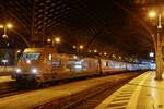 101 088-3  Dampfbahn-Route Sachsen  mit IC1912 in Köln Hbf, am 01.01.2023.