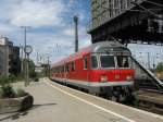 Steuerwagen, Karlsruher Bauart, vor der RB 48 fhrt am  13.