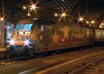 101 101-4 ,  Kln Hbf am 15.01.2010, sofern diese Loks (BR 101) Werbetitel tragen, sind sie durchaus ein Foto wert...