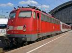 115 332-9 mit AZ aus D´dorf (Umleiter) in Kln Hbf am 27.06.2010