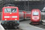 111 111 mit Thalys im Klner Hbf 15.8.2010