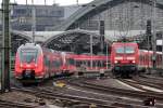 442 603 als RE 9 nach Aachen Einfahrend in Kln Hbf.