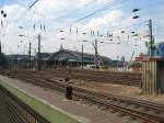 Blick auf den Hauptbahnhof Kln am 24.07.2006