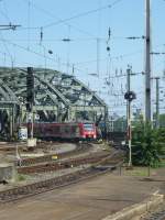 Hier fuhr ein 620er in den Kölner Hbf als RE nach Trier ein.