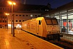 Am späten Nachmittag des 05.01.2015 stand TXL 185 537-8 abgestellt auf einem Stumfgleis in Köln Hbf.